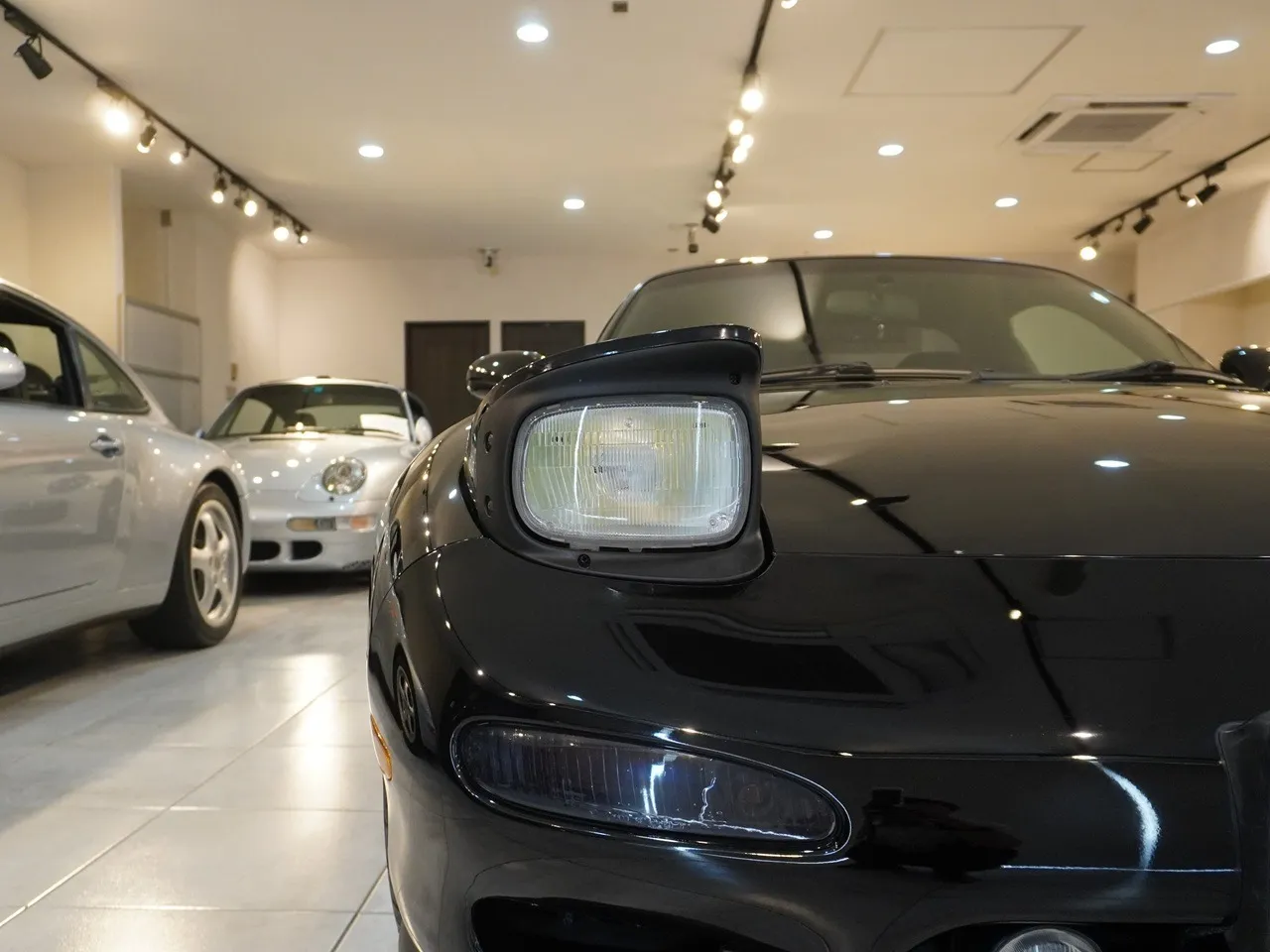 1997 マツダ RX-7クーペ タイプRS | 4型　実走行2万km台　TEIN車高調　HKSサイレントハイパワー　LAILE前後タワーバー　ピラーバー　社外ステアリング　ALPINEナビ　外装同色塗装済み　純正部品完備　ユーザー様買取車輌 写真20